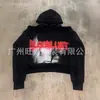 Sudadera con capucha y manga larga para comercio exterior transfronterizo, sudadera con estampado retro punk oscuro, chaqueta personalizada, moda urbana
