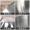 Tazón Salah de Acero Inoxidable Engrosado Estilo Japonés Tazón para Cocinar Tazón con Escala para Hogar Tazón para Mezclar y Tazón Tazón para Batir Huevos Tazón para Hornear