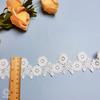 Seda de leche código de barras flor infinita encaje de seda de leche ropa para niños ropa para mujer accesorios DIY parche de flor pequeña