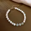 Pulseira de pérola de água doce e Tianyu design de moda coreana senso de novo braceletes de jade boutiques