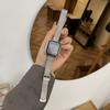 Adequado para applewatch7 Apple Watch s8 Pulseira fina milanesa iwatch654 geração se Cinto de aço metálico