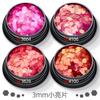 Conjunto de lentejuelas pequeñas mixtas de 1m +2m +3m de color degradado con brillo, polvo de purpurina, material de gel para esmalte de uñas al por mayor