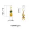 Accesorios Pequeños Transfronterizos Aleación con Goteo de Aceite DIY Pulsera Collar Llavero Accesorios Material de Colgante Broche de Langosta