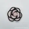 Tejido de alta calidad xiangfeng welt tridimensional camelia hecho a mano DIY traje de suéter accesorios material de ramillete al por mayor