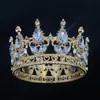 Acessórios de Noiva Transfronteiriços Decoração de Flores para Festa de Aniversário Adorno de Cabeça Acessórios de Cabelo Coroa de Princesa Barroca Europeia e Americana Adorno de Cabeça