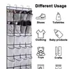 Organizador de Porta de Armário Mais Vendido na Amazon Cabideiro de Armário Bolsos de Armazenamento 24 Bolsos de Tela Bolsos Grandes Bolsa de Pendurar