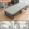 Cama individual plegable para siesta en la oficina, sillón reclinable para cuidado del hogar, cama simple portátil de tablero duro, cama de camping