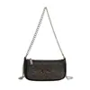 Bolso de Axila de Nicho Estilo Coreano para Mujer 2025 Verano Nueva Moda Bolso de Mano con Cadena Bolso Cruzado Pequeño de Hombro con Lentejuelas