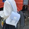 Bolso Nuevo de Moda y Sencillo con Estampado de Letras de Tendencia, Estilo Universitario de Hombro Único Cruzado para Estudiantes y Clases para Mujeres