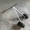 Carro para cubos de agua para uso doméstico rural, para transportar estiércol, aguas residuales, regar verduras, ahorrando esfuerzo para los ancianos, carro tradicional de cubo grande
