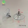 Venta Directa de Fábrica Ventosa Ecológica con Tornillos Plástico PVC Cabeza de Hongo Ventosa Transparente Ventosa con Agujero para Tornillo Gancho