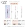 Pinzas para Cejas de Acero Inoxidable Lmltop de Boca Oblicua y Boca Plana Antideslizantes Herramienta para Depilar Cejas Paquete Individual Venta al por Mayor A011