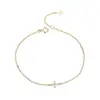 Plata de Ley S925 Oro de 18 Quilates Flor Pequeña Trébol de Cuatro Hojas Exquisito Pulsera Super Hada Elegante Versátil Lujo Accesible Joyería de Mano Nicho Ins