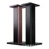Suporte de alto-falante de estante de madeira com tinta direta da fábrica, suporte de áudio surround HIFI fever, suporte de alto-falante de chão