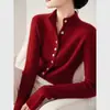 Otoño Temprano 2026 Nueva Moda Coreana Elegante y Juvenil Suéter de Punto Grueso Versátil Adelgazante Abrigo Grueso Suéter para Mujer
