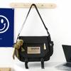 Nova Bolsa Transversal Casual Versátil Retrô 2026 para Homens, Bolsa Mensageiro Tendência Estilo Japonês Workwear, Bolsa de Aula para Estudantes de Grande Capacidade