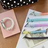 Pulseira de Telefone Elástica Colorida em Gradiente com Argola Única Compatível com Apple Watch iWatch 12ª Geração 11/10 Ultrase
