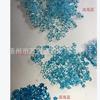 Aretes de botón de zirconia cúbica 5A de estrella de cinco puntas de colores, piedra suelta CZ, joyería de piedra artificial, semiacabados de diamante, Blanco