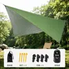 Toldo personalizable para acampar al aire libre, hacer picnic, tela de sombra impermeable y a prueba de sol, equipo y suministros para picnic, toldo portátil