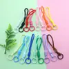 Cordão Curto para Celular, Cordão Trançado à Mão de Cor Sólida, Chaveiro, Cordão para Garrafa de Água Dopamina, Alça Anti-Perda Atacado
