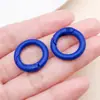 20mm Anel de Mola Colorido Pintado em Liga de Zinco Pingente para Bolsa de Boneca Gancho Redondo Pequeno Acessórios para Joias Artesanais DIY