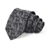 Gravata Masculina para Negócios, Banquete, Uso Casual, Gravata de Luxo, Estampa Jacquard de Seda Poliéster, Logo Bordado, Atacado Personalizado