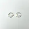 Anillo de Ágata Blanco Natural para Correr Accesorios Colgante para Collar DIY Piezas Materiales de Cuentas Sueltas Venta al por Mayor Cuentas de Vidrio Materiales para DIY
