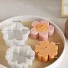 Amapola DIY Resina de Cristal Yeso Trébol de Cuatro Hojas Pétalos de Cinco Hojas Flor Adorno de Vela Molde de Silicona