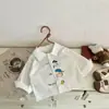 Camisas para niños, nueva colección otoño 2026, camisas de manga larga para bebés niños, tops elegantes para niños, ropa infantil de moda para primavera y otoño