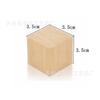 Cubos de Madera de Pino 1-5cm DIY Bloques de Construcción para Niños Cuadrado DIY Geométricos Materiales Didácticos Modelo de Construcción Bloques de Madera