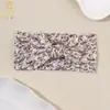 Accesorios para el Cabello de Bebé Europeos y Americanos, Diadema Ancha con Lazo Estampado Digital para Niños, Diadema Elástica para Bebé que No Aprieta la Cabeza, Accesorios para la Cabeza