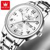 Reloj de marca Ouli Shizheng, reloj digital de comercio exterior transfronterizo, reloj luminoso de doble calendario para hombre, reloj para hombre, entrega de una sola pieza