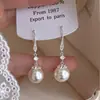 Joyas Transfronterizas Deseo Amazon Aliexpress Colgante Gota de Agua Pendientes de Perla Ovalada Pendientes de Novia Pendientes