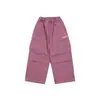 Calça Feminina 2026 Outono Nova Chegada Crianças Montanhismo ao Ar Livre Calça de Trabalho Feminina Solta Resistente ao Desgaste Perna Reta Calça Longa