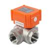 Kld20P Micro Válvula de Bola Eléctrica Horizontal de Tres Vías Válvula Reversible Válvula de Agua Control Preciso Duradera Flotante Diámetro Completo