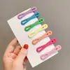 Pinza para el cabello estilo ins esmerilada, pinza simple de caramelo, accesorios de metal, pinza de pico de pato, pinza para el cabello estilo coreano, accesorios para el cabello estilo coreano para mujer