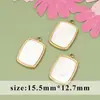 Venta Caliente Transfronteriza Romántico Francés Acero de Titanio Incrustado con Nácar Blanco DIY Moda Colgante Pendientes Collar Joyería Colgante