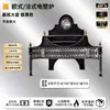 Tonglubao Jaula de Pájaros Estilo Francés Chimenea Eléctrica Calentador de Llama de Aluminio Fundido Sala de Estar en Casa Decorativo Núcleo de Chimenea Atomizado