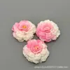 Cabeças de Flores de Peônia de Carpa Artificial para Grampos de Cabelo DIY, Caixas de Presente com Flores, Acessórios Florais, Decorações de Chapéus, Materiais Florais e Arranjos Florais