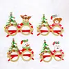 Nuevas gafas decorativas navideñas para adultos y niños, regalo de Navidad, suministros para fiestas, marcos de gafas creativos, venta al por mayor