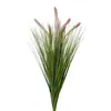 Buquê de Grama Rabo de Raposa Artificial, Buquê de Grama Dia Ensolarado, Capim dos Pântanos, Flores Artificiais, Decoração de Casa, Grama Cebola, Plantas Verdes para Paisagismo