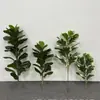 Venta al por mayor de fábrica simulación Qin Ye Rong hoja única flor de interior arreglo decoración comercio exterior exportación estilo más vendido