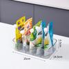 Set Combinado de Caja de Condimentos Cocina Hogar Salero Azúcar Glutamato Monosódico Especias Integrado Multicompartimento Tarro de Condimentos Tarro de Condimentos de Tres Compartimentos