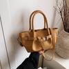 Bolsa de Balde Plissada de Nicho Coreana Novo Modelo 2026 Bolsa de Mão Versátil Feminina Bolsa Transversal Fashion Tendência