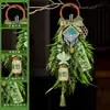Adornos Colgantes de Artemisa Artificial para el Festival del Bote del Dragón, Bolsitas Terminadas, Ramos Hechos a Mano Repelentes de Mosquitos, Colgantes de Puerta con Borlas, Decoraciones para Puerta de Entrada