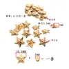 Fábrica Directa de Accesorios de Tachuelas de Estrella de Cinco Puntas de Aleación para Bricolaje en Stock para Entrega Inmediata Zapatos Bolsas Accesorios de Ropa Ropa