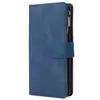 Adecuado para Samsung S10 Cartera con Cremallera para Múltiples Tarjetas Modelo S9 Plus/S8 Funda de Cuero para Teléfono Móvil con Tarjetas