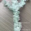 Adornos de Encaje de Doble Capa, Cintas Decorativas, Accesorios para la Cabeza, Accesorios de Ropa, Bordes Fruncidos, Dobladillo de Falda Lolita, Bordes con Hojas