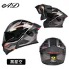 Casco de Moto Publicitario para Hombres y Mujeres, Casco Integral de Moto Universal para Todas las Estaciones, Luz Trasera LED, Casco Abierto de Invierno Certificado 3C/Dot