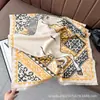 Bufanda jacquard de doble cara estilo japonés y coreano con pequeñas flores, imitación cachemir, versátil para otoño e invierno, chal cálido para mujer